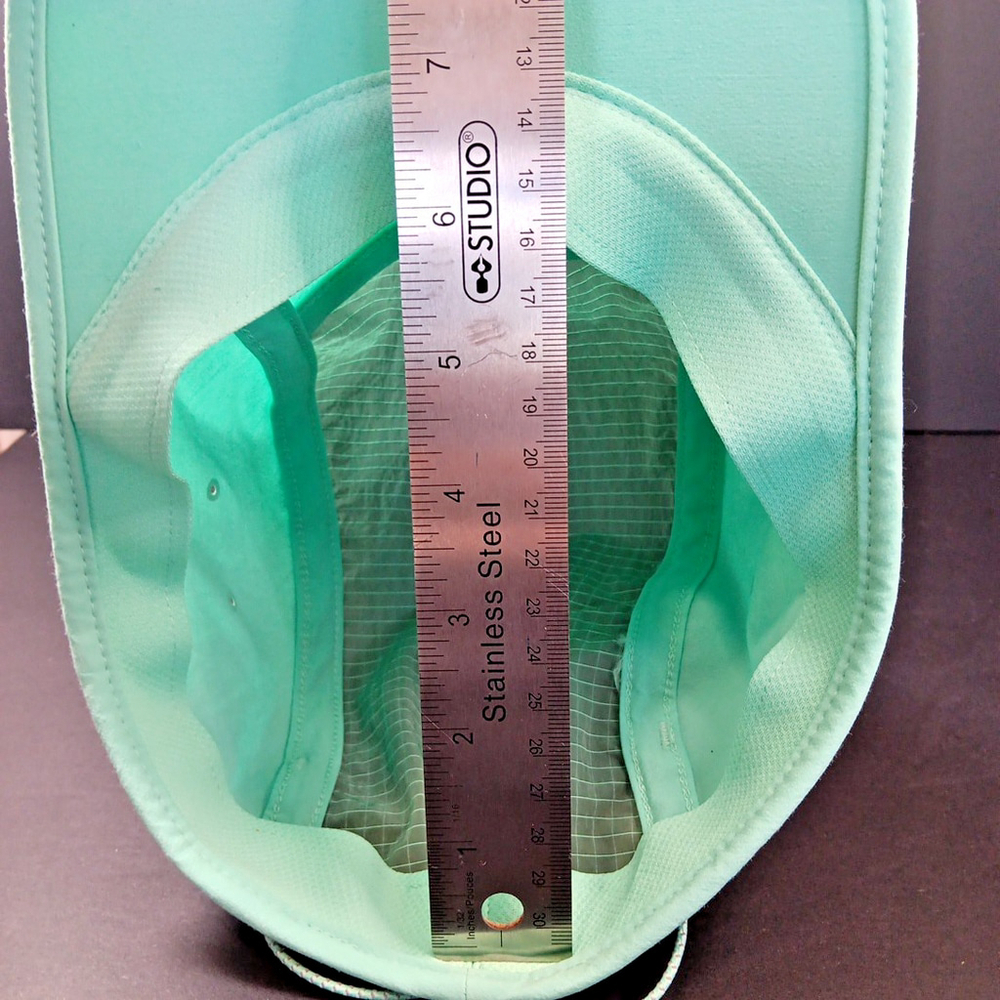 Size Small To Medium Lululemon Drawcord Hiking Cap Womens Wild Mint Dewy - Picture 11 of 12